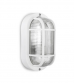 Black Oval Bulkhead Wall Security Light